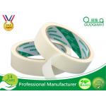 White Paint Colored Masking Tape With High Temperature Silicone for sale