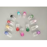 3ml PS Small Plastic Pill Containers Bullet Shape Capsule Packaging Bottles