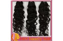 China Black Remy Peruvian Virgin Human Hair Extensions 18 22 Loose Wavy Natural Wave supplier