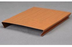 China 15mm-35mm Aluminum Ceiling Sheets For Gas Station Beveled Edge supplier