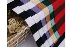China Skin-Friendly Comfortable And Smooth Striped Knit Fabric For Casual Wear supplier
