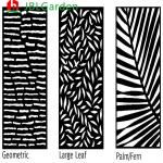 2mm Thick Laser Cut Metal Privacy Panels Freestanding Portable