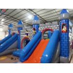 Factory Inflatable Playground Inflatable Snow White Castle With Double Slides