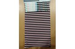 China Fashionable And Durable  Elastic Smooth Striped Material Fabric For T-Shirt supplier
