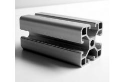 China Aluminum Assembly Line Modular Aluminium Profile System With Black / Silvery Anodized supplier