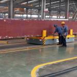 45 Tons Auto RGV Rail Guided Vehicle For Industrial Metal Transferring Low Voltage for sale