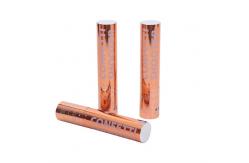 China Rose Gold Shining Metallic Foil Circle Party Popper Confetti Shooter Cannon supplier
