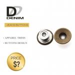 Classic Anti Brass Denim Metal Buttons , Denim Jeans Trousers Button for sale