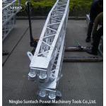 A Shape Lattice Gin Pole Tower Erection Tools Construction Works
