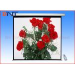 120 Inch Motorized Projector Screen Wall Mount With RF Remote Control