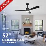 220v Reversible Modern Smart Ceiling Fan Remote Control 3 Colors for sale