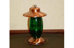 China Home Hanging Painted Decorative Metal Bird Feeders Rust Resistance supplier