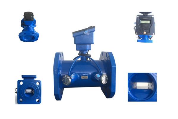High Precision Ultrasonic Water Meter , Digital Wireless Water Flow Meter