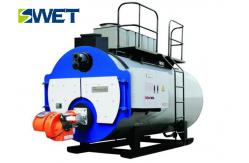 China Low Pressure Industrial Steam Boiler 5.6 MW 12 MW Gas Oil Hot Water Boiler For Food Industry supplier