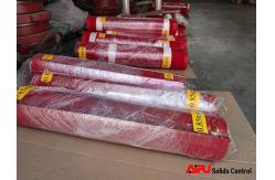 China Flat Polyurethane Shale Shaker Screen With Yarn Embeded supplier