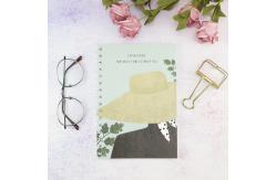 China 120gsm CDR Recycled Paper Notebook Custom Printed Coil A5 Spiral Bound CMYK supplier