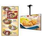 JCVISION LED Panel TFT 32 Inch Digital Menu Display Wall Mounted for sale