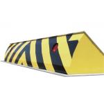 High tonnage hydraulic control checkpoint road blocker system , LED light warning for sale