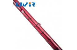 China Ruby Single Infrared Quartz Tube 230V 2000W High Thermal Efficiency supplier