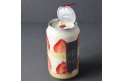 China 210ml Transparent Plastic Beverage Jar Pet Drink Bottle supplier