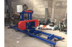 China Mini SH24 horizontal band sawing machine saw mills for wood cutting supplier
