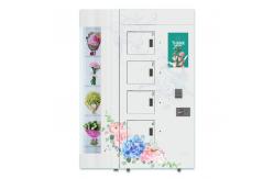 China 6 Channels Flower Vending Machine With Refrigeration Humidification System supplier