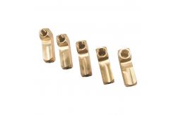 China Anodize OEM Brass Precision Turned Components Electrophoresis Surface supplier