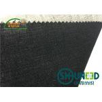 Black Hair Interlining Fabric Interfacing Heavy Weight For Men's Suit for sale