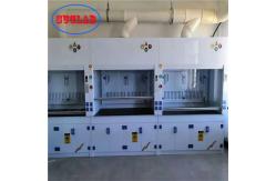 China Microcomputer Control Chemical Fume Hood With Scrubber LED Lighting supplier