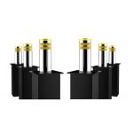 PLC Control SS316 1000mm Height Hydraulic Security Bollard