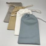 Microfiber Fabric OEM Drawstring Storage Bag Unisex Glasses Pouch for sale