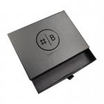 Fancy Magnet Box Hard Flat Luxury Folding Storage Black Gift Box with Customer's Logo for sale