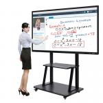 Android 6.0 Touch Screen Interactive Whiteboard 400cd/M2 Ir 10 Points CCC for sale