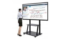 China Android 6.0 Touch Screen Interactive Whiteboard 400cd/M2 Ir 10 Points CCC supplier