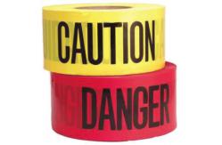 China Custom Logo PE Caution Warning Tape Non-adhesive Barricade Tape for Warning supplier