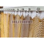 Stainless Steel 1.2x10mm Metal Ring Mesh For Exterior Decoration for sale