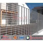 Painted Press-locked Steel Grating Fence for sale