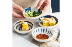 China 4 Plates Ceramic Dinnerware Set With Simple Design And Customer Logo supplier