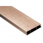 Shining Brushed Aluminium Profile , Aluminium Roller Track For Building Decoration for sale