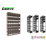 Durable LED Miners Cap Lamp 96 Charger Rack / StationWith Detachable Module for sale