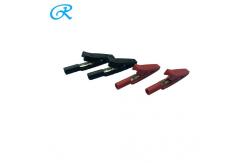 China Latex Free Banana End Pinch Grabber Adapter For EKG Cable supplier