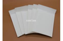 China Customized White Plastic Shipping Envelopes Tear Proof With 2 Sealing Sides supplier