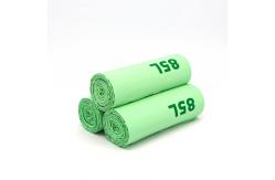 China 100% Biodegradable 10 Litre Bin Liners Compost Adios Poo Bags Garbage Grocery supplier