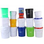 Stackable and Gasket 5 Gallon Plastic Buckets for Heavy Duty Applications for sale