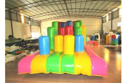 China Inflatable Beach Bouncy Castle Assault Course , Big Party Funny Obstacle Course Jumpers supplier
