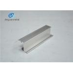 5.98 Meter Silver Anodized Aluminium Window Profiles Polished Surface Treatment for sale