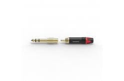 China Metal Headphone 6.35 Mm Jack Plug Waterproof Through Hole Mounting supplier