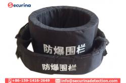 China Black Ballistic Collar Bomb Blast Suppression Blankets For Threats Protection supplier
