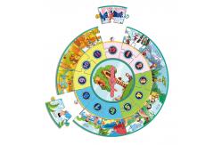China Round Baby Jigsaw Puzzles Early Education Preschooler Toys about Nature Changes supplier