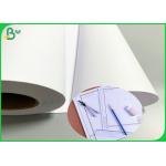 White Plotter Paper Roll 620mm x 50m 80gsm 2 Inches core Universal for sale